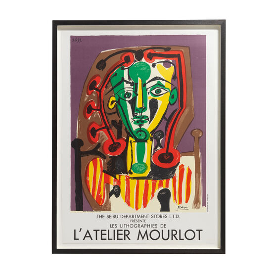 Pablo Picasso: Les Lithographies de L'Atelier Mourlot framed lithographic poster